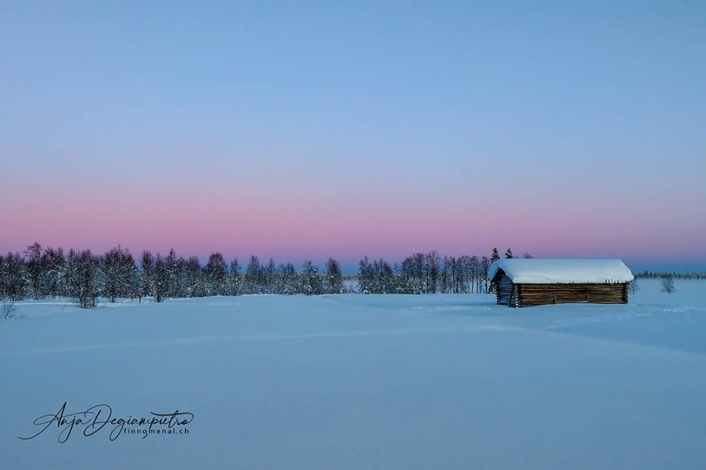 Polarnacht Kaamos Lappland