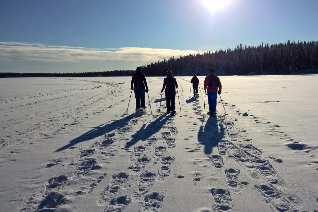 Halfday Snowshoeing © Anja Degiampietro Lapland experience package individuelle Lappland Erlebnisse