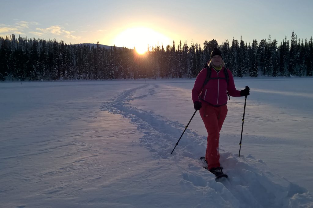 Curated Lapland experiences snowshoeing Lapland experience package