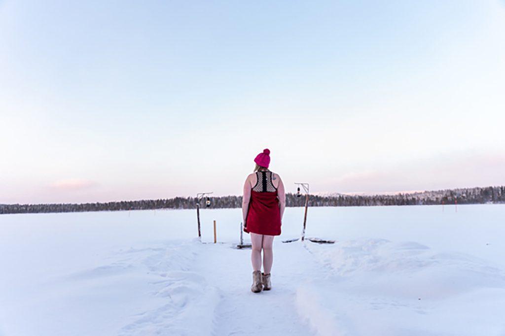 Sauna Avanto 5 © Heidi Nousiainen Lapland experience package individuelle Lappland Erlebnisse